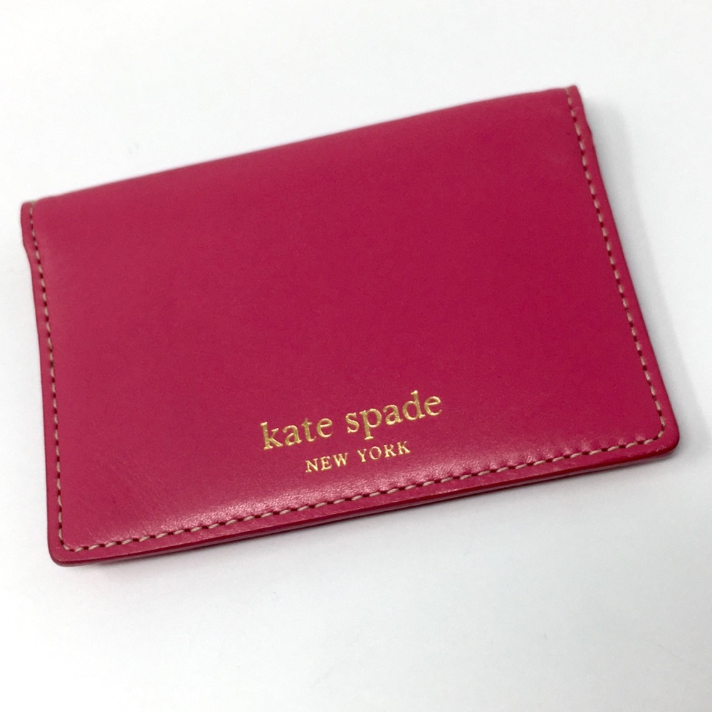 ♠️ 🌸SOLD 🌸♠️ Kate Spade Leather Card Holder - Picture 4 of 6